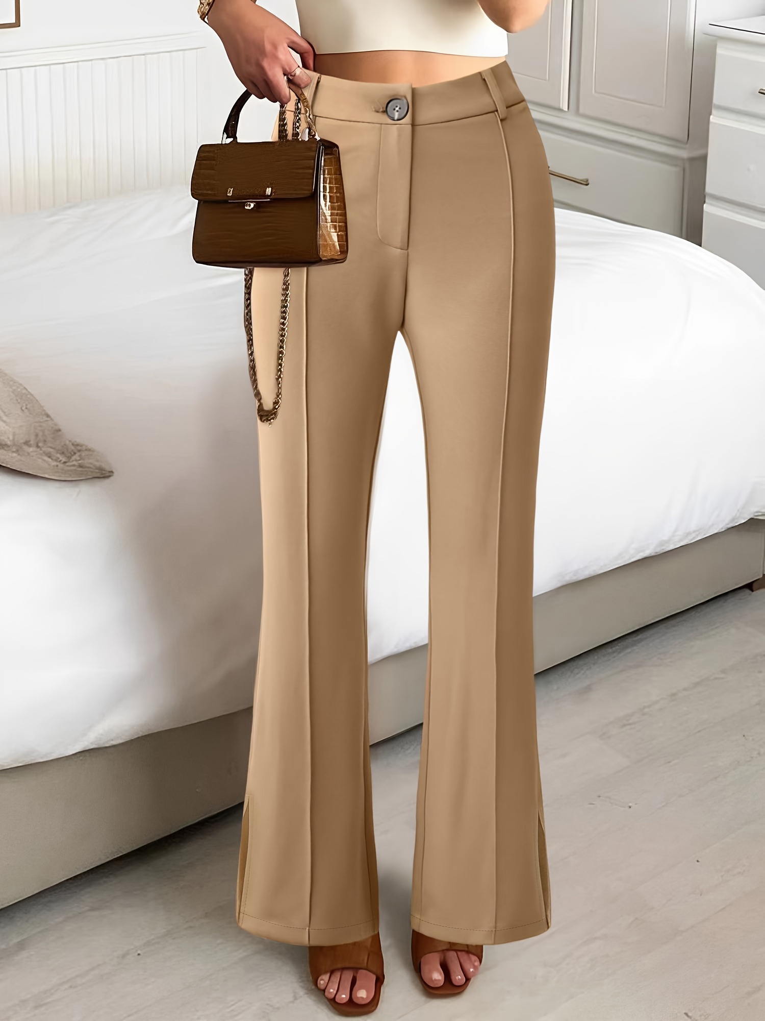 Trousers Khaki/Ecru - OTHER (61133CMFH97T36)