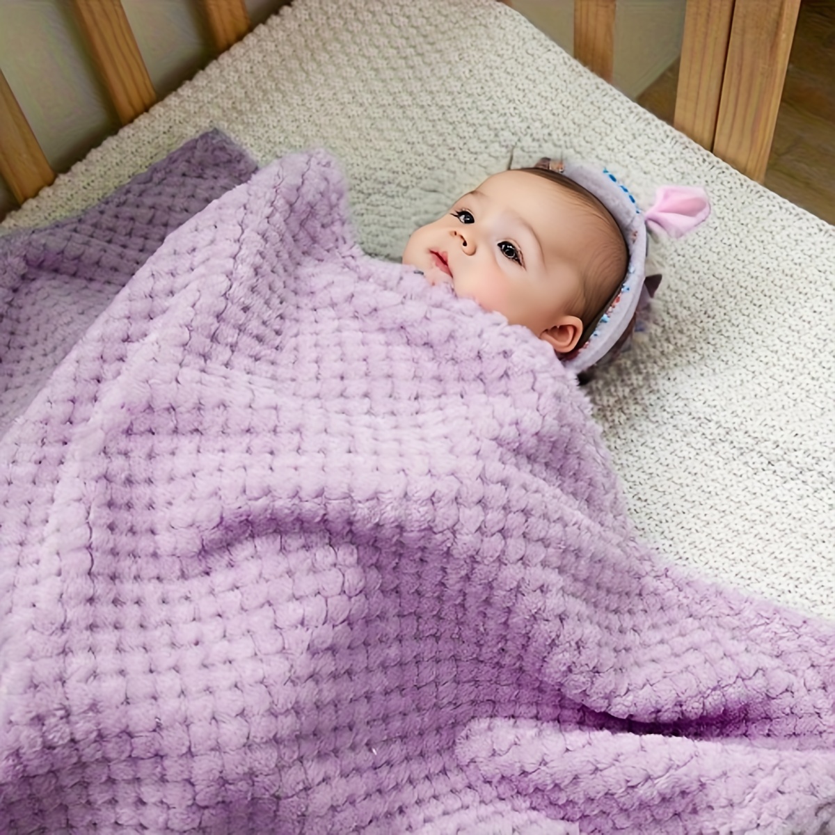 Baby Swaddle Blanket Neutral Swaddle Wrap Baby Easy - Temu
