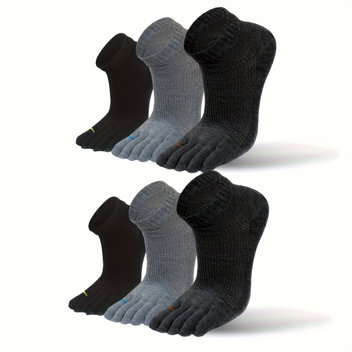 2 Pairs Split Toe Tabi Socks, Comfy & Breathable Non-slip Socks, Women's  Stockings & Hosiery