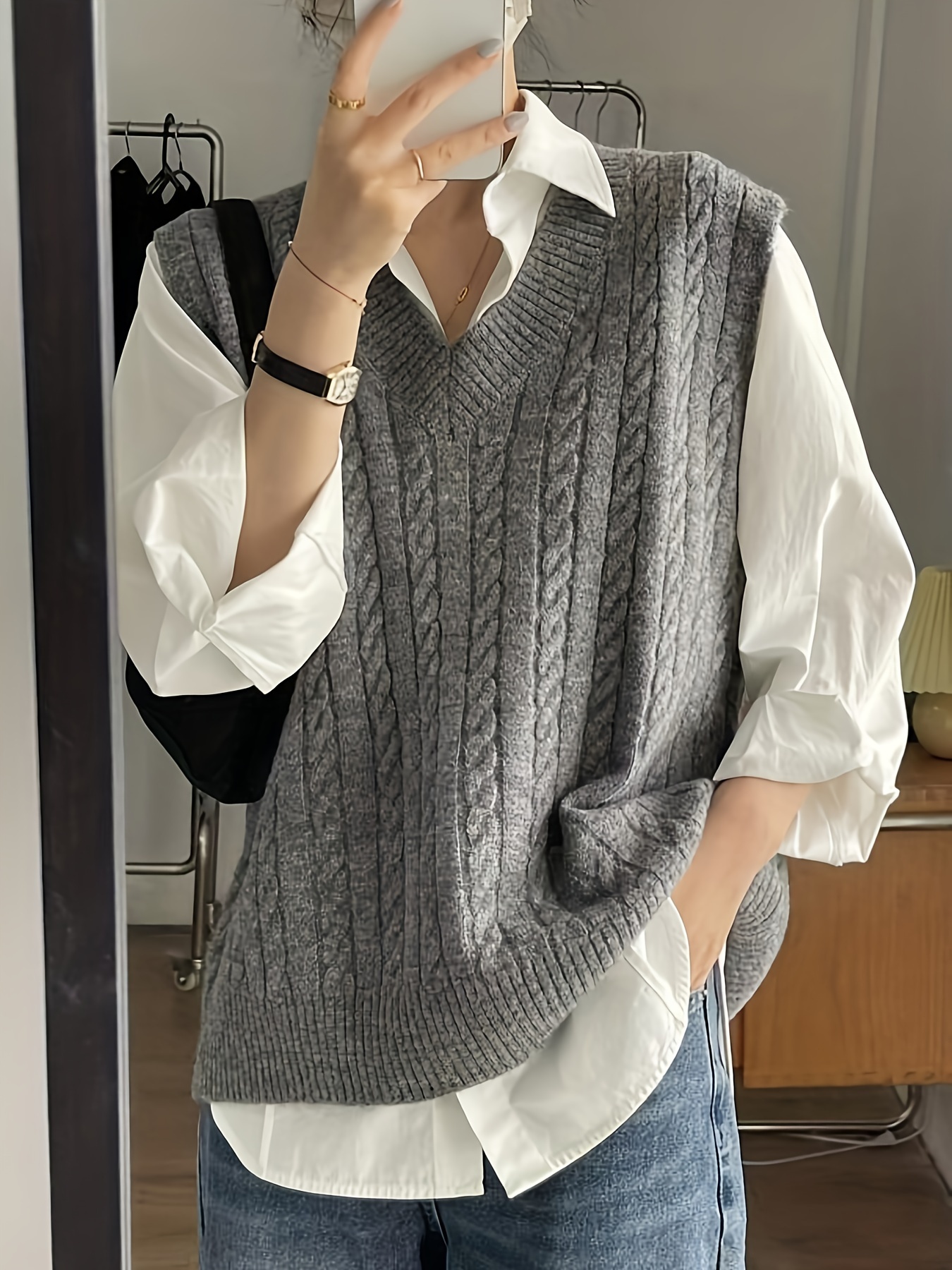 Scallop Hem Vest Knitting Pattern, Sleeveless Sweater, Summer