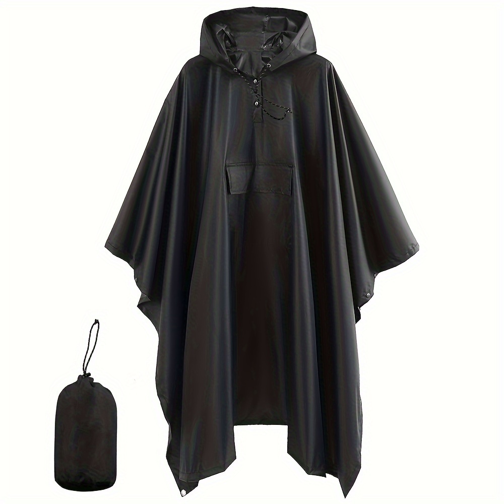 Comprar Chubasquero informal para mujer, chaqueta impermeable, abrigo de  lluvia portátil, capa con capucha, Poncho para coche eléctrico