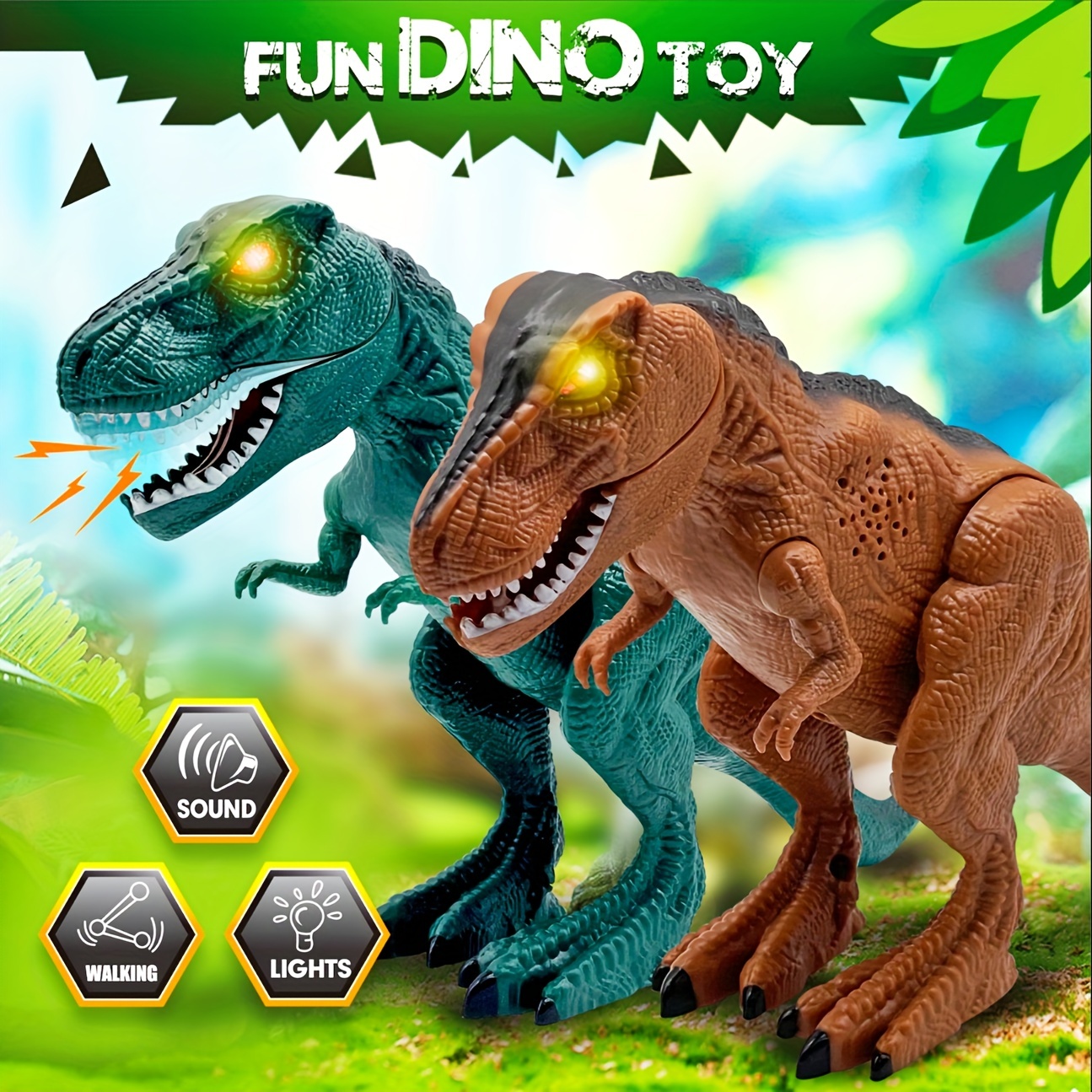 LH D018 Dinosaure Télécommandé Gonflable Tyrannosaure Rex - Temu