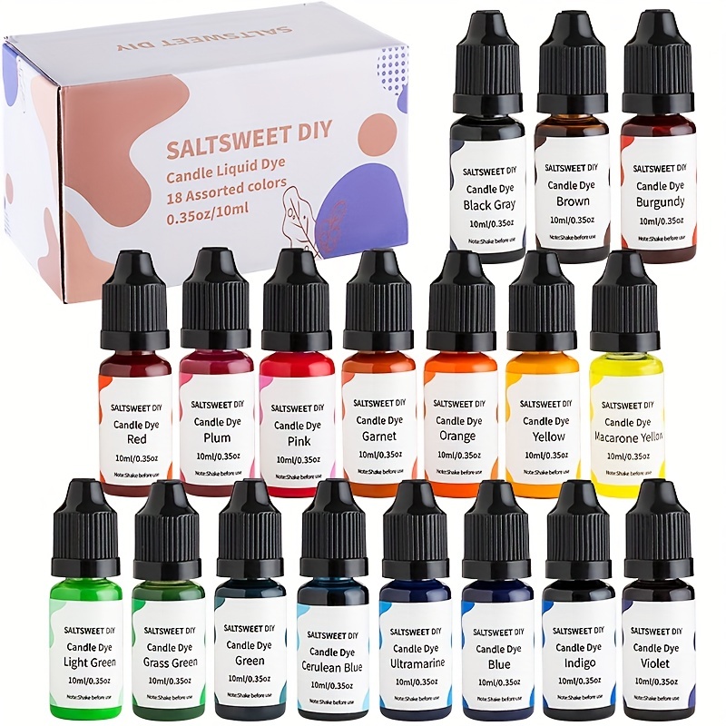 18 Soap Making Scent - Liquid Soap Fragrance Oils Set for DIY Bath Bomb Soap  Making Supplies Slime - Concentrated Food Grade Soap Flavoring Bath Bomb  Scents for Cosmetic Crafts - 10ml/0.35oz