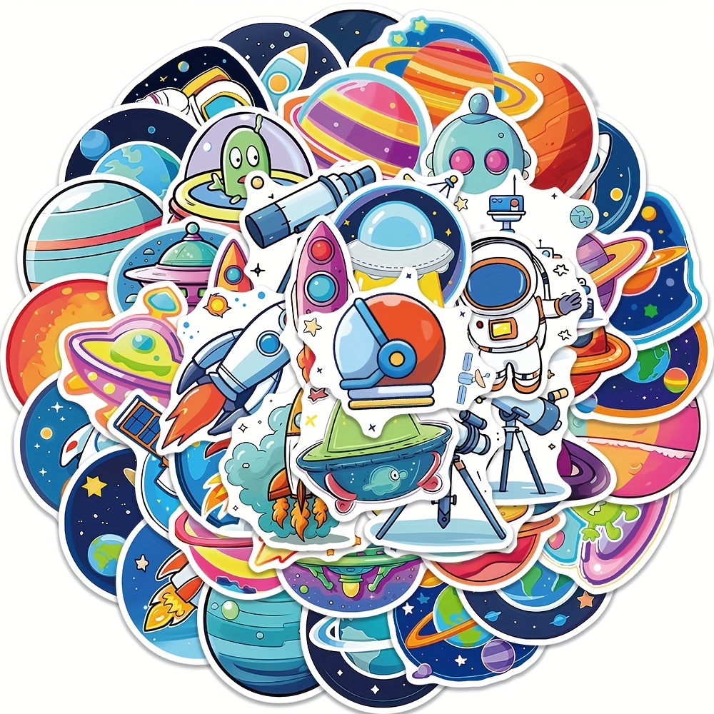 Astronaut Space Series Mosaic Stickers Art Kits Kids Foam - Temu