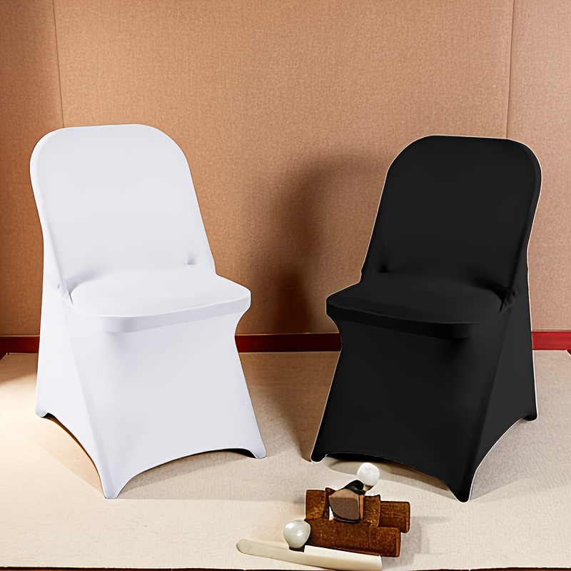 Spandex Folding Chair Cover para a decoração do casamento, Lycra, Birthday  Party, Show, Hotel, Banquete - AliExpress