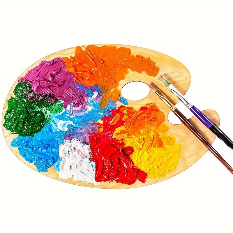 25pcs Makeup Drawing 6 Well Rectangular Tray Art Supplies Pigment Plastic Paint  Palette Artist Watercolor Pallets Painting Tool - AliExpress
