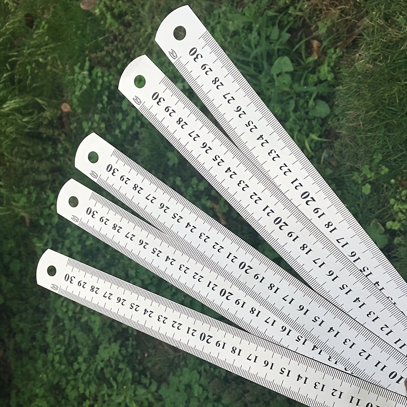 Aluminum Alloy Straight Edge Ruler 90 Degree Straightedge Right Angle Ruler  Measuring Gauge 30cm / 11.8in (Standard)