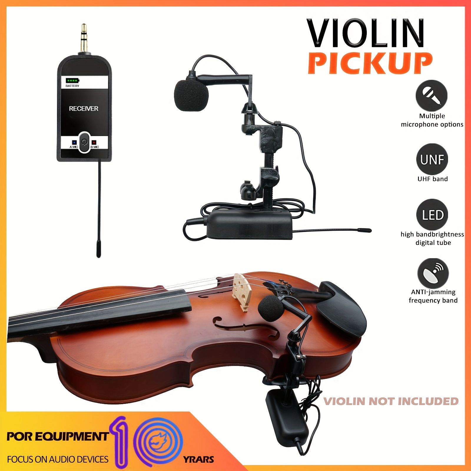 Preamplificador Microfono Para Violin De Piezo