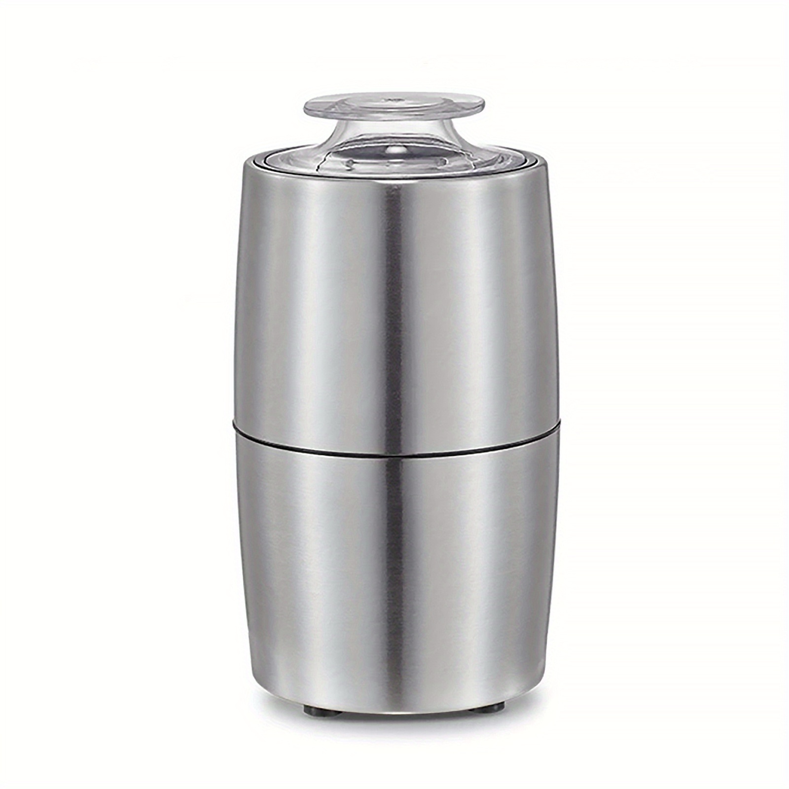 Portable Electric Coffee Grinder Household Grain Small Spice Grinder Herb  Grinder Stainless Steel Inner Liner Black Plug 