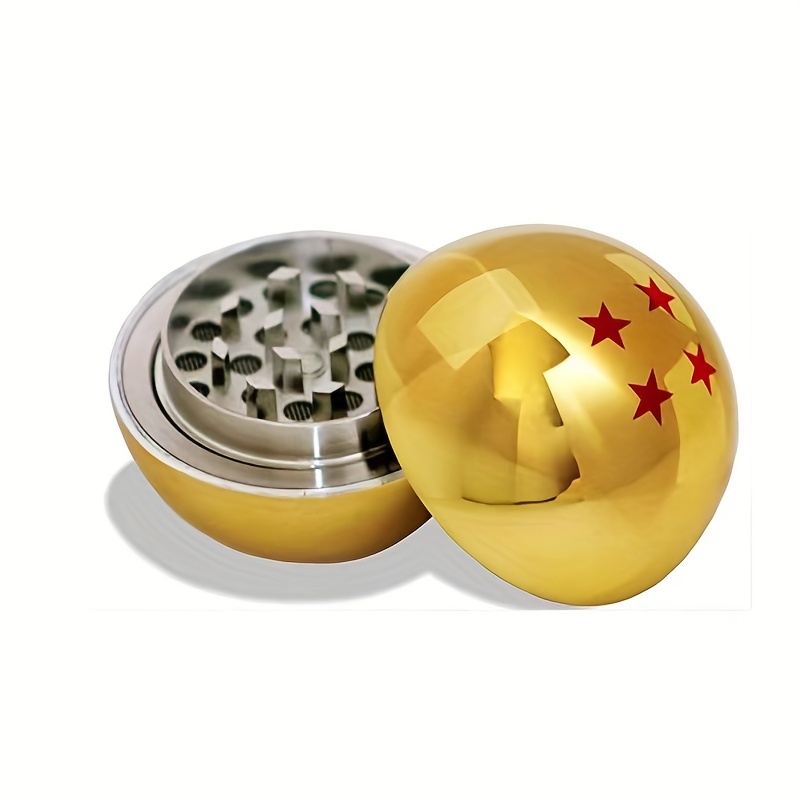 Cartoon Ball Herb Grinder,Spespo Spiece Milll,3 Parts 55 mm Portable Zinc  Alloy Grinder