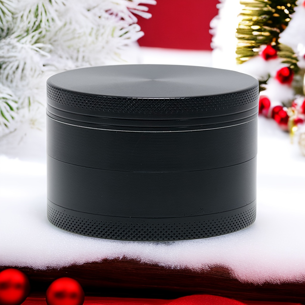 Large Five layer Black Metal Tobacco Grinder Portable Metal - Temu