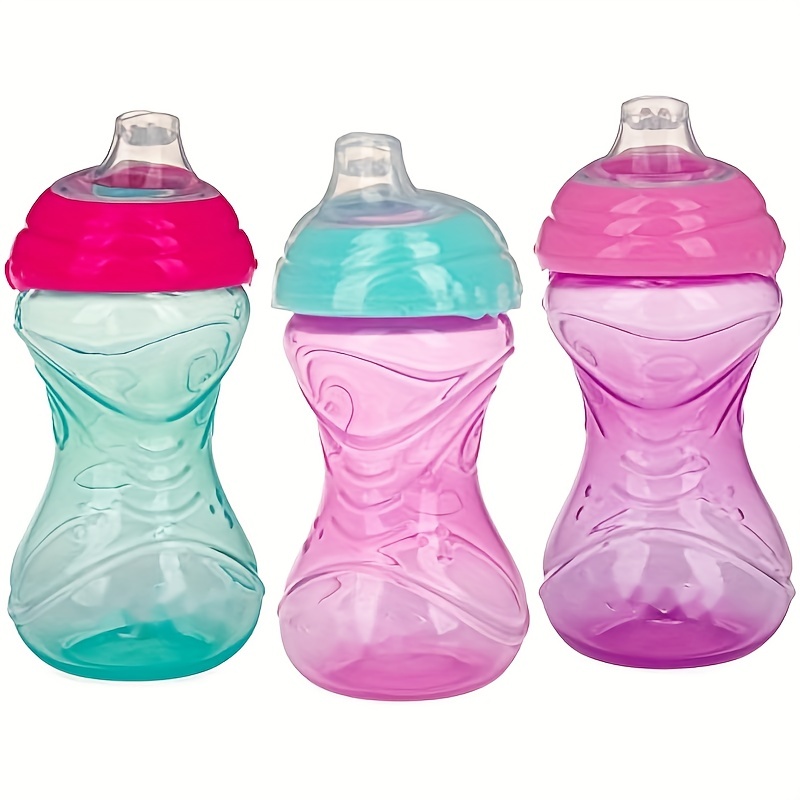 Sippy Cup, 480ml Kids Drink Bottle, Toddler Cup, Leak-proof, Shatter-proof,  Bpa-free For Water, Milk, Juice (brush Included)