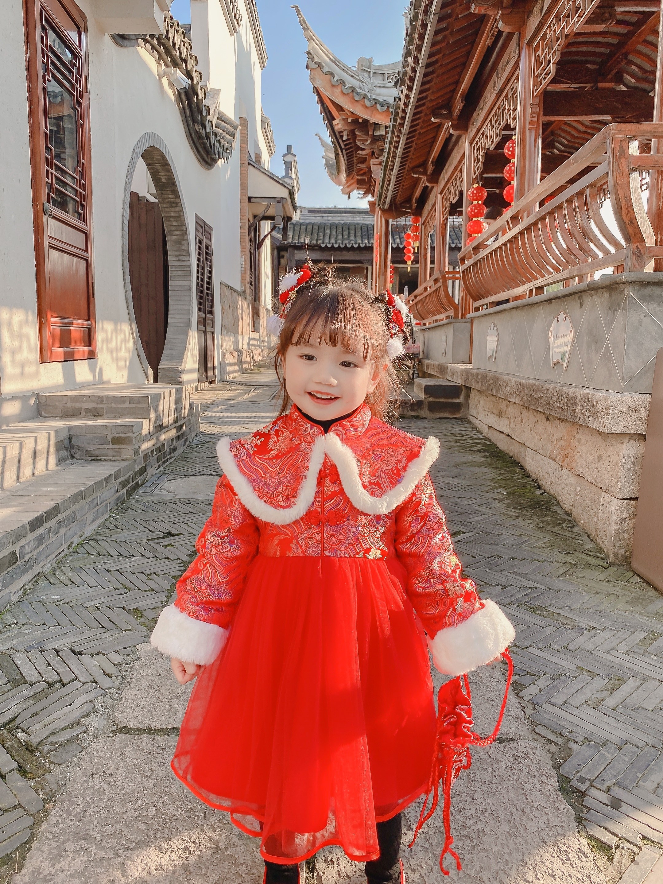  Newborn Baby Girl Clothes, Kid Girl Lunar Chinese New Year Tang  Suit Princess Dresses Clothes Toddler Overall Dress Red: Clothing, Shoes &  Jewelry