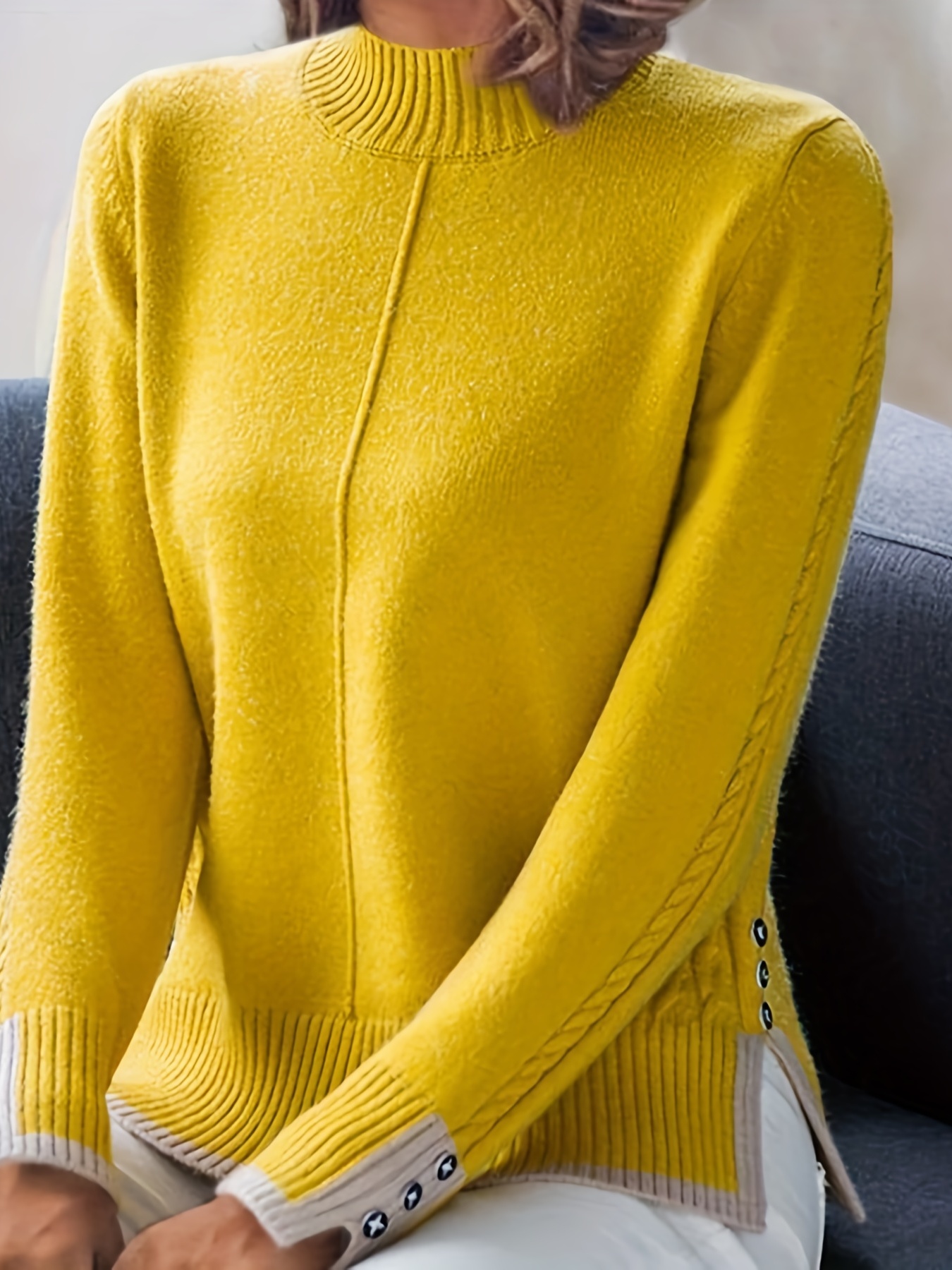 Yellow sweater