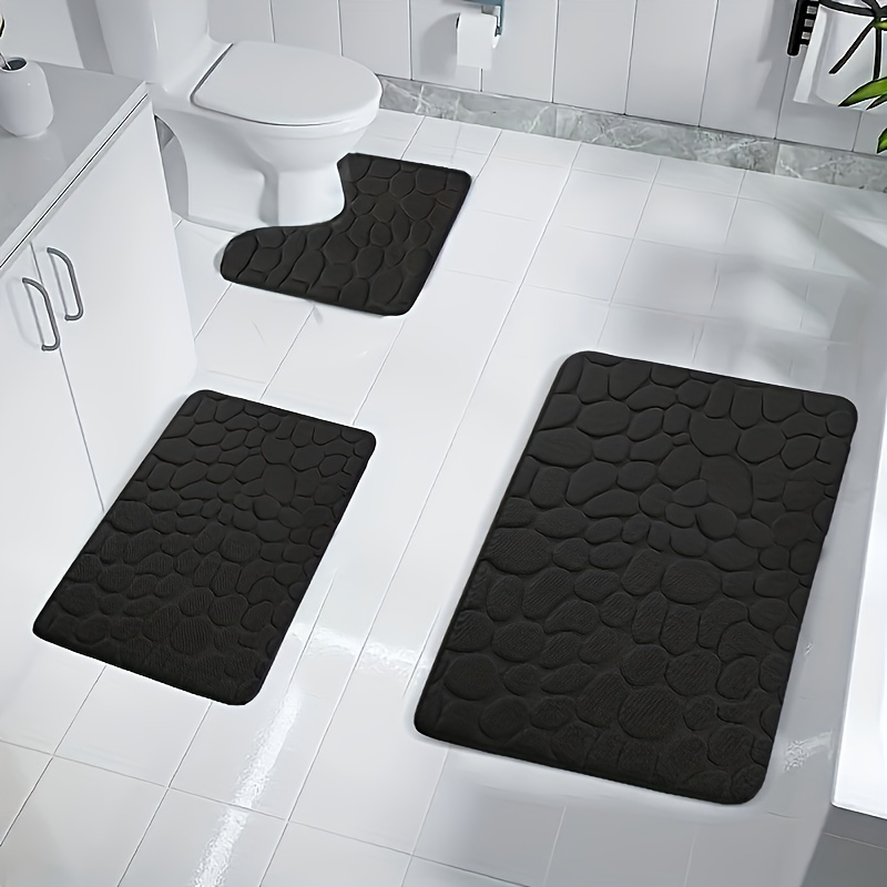 Stone Path Floor Mat: Soft Non slip Oil proof Waterproof - Temu