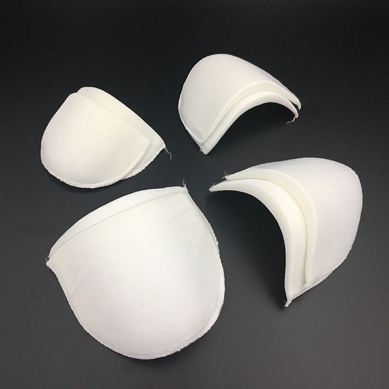 Shoulder Pads for Womens Clothing 2 Pair Soft Foam Padded Self Adhesive Shoulder Pad Soft Covered Sewing Foam Pads Sewing Accessories for Blazer