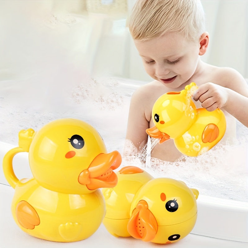 Juguetes de baño para bebés con organizador, bañera y ducha, vasos apilables