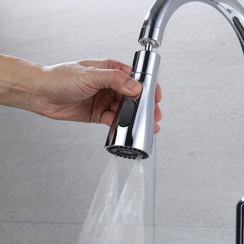 Fixation de pulvérisateur de robinet, tête de pulvérisation de robinet  d'évier de cuisine mobile à 360 degrés