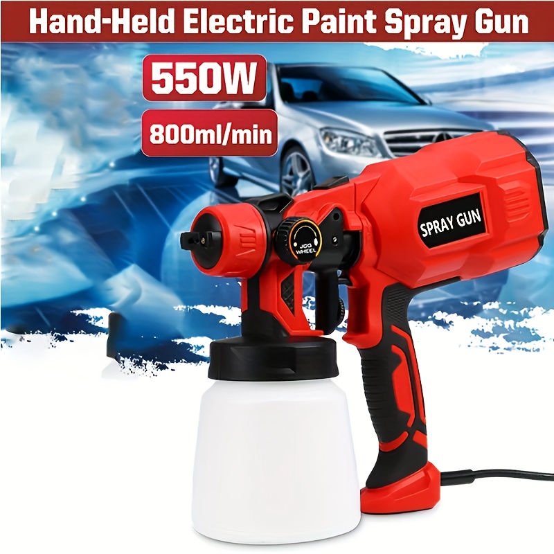 18v Cordless Electric Spray Gun Paint Sprayer Auto Furniture - Temu