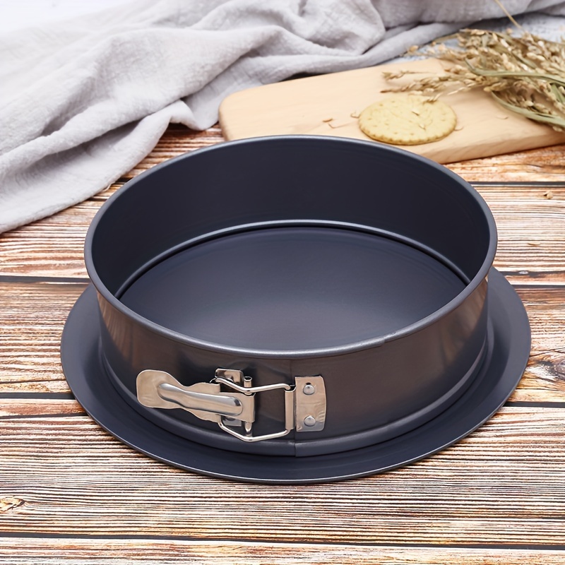 Springform Cake Pan, Stainless Steel Buckle Baking Cake Mold, Removable  Bottom Baking Pan, Oven Accessories, Baking Tools, Kitchen Gadgets, Kitchen  Accessories, Multiple Sizes Available - Temu