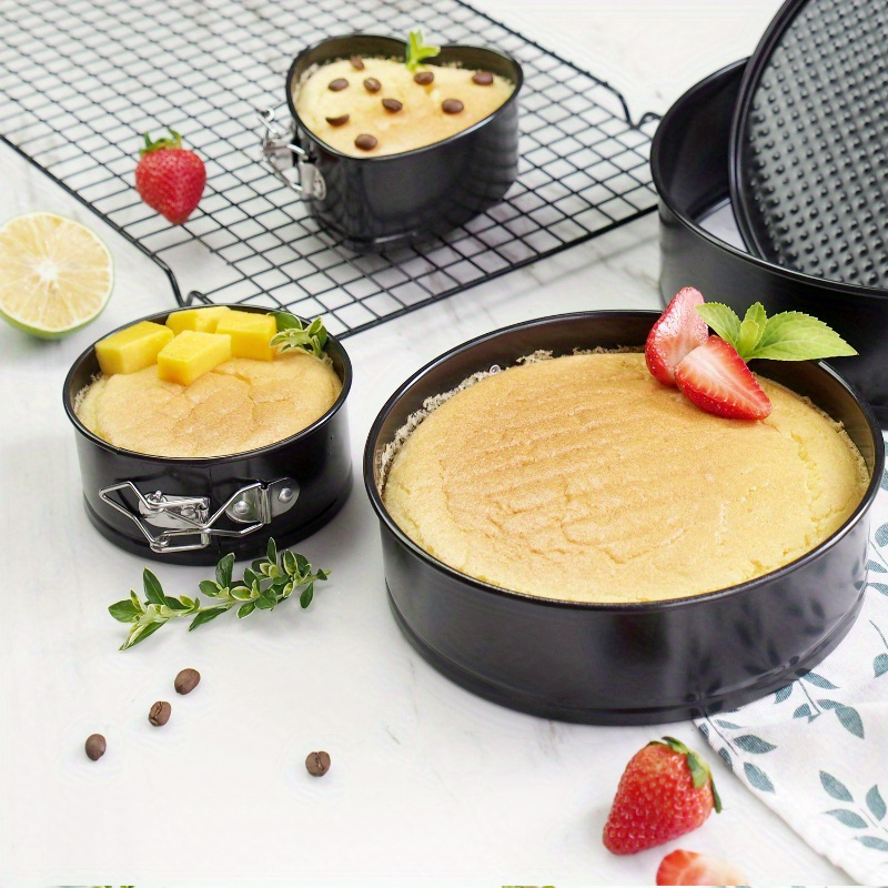 1pc Cake Pan Cheesecake Pan With Removable Bottom Round Cake Pans Baking  Tools Kitchen Utensils, Shop On Temu And start Saving