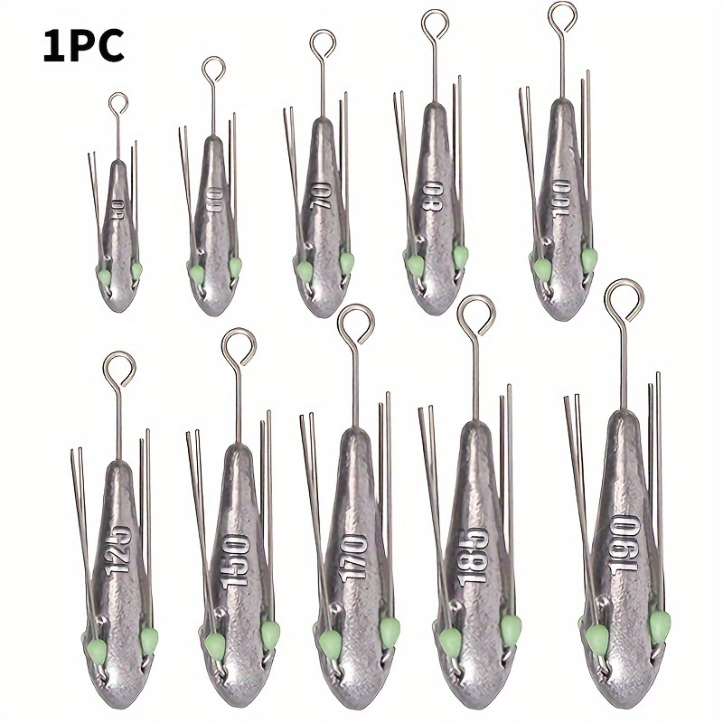 Round Lead Fishing Weights Kit Casting Oval Weights Sinker - Temu