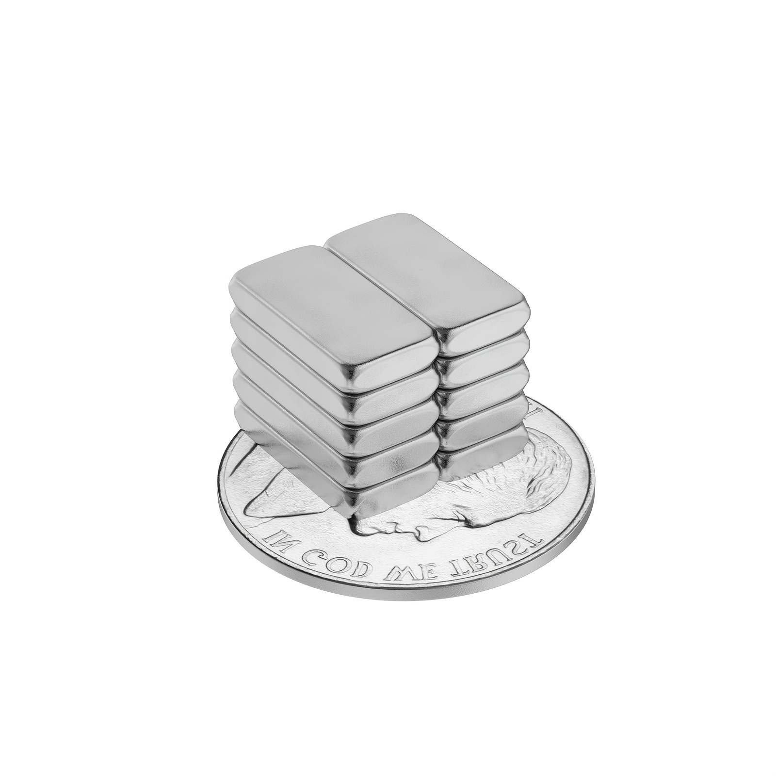 Comprar 10 Uds potentes imanes permanentes 20X10X2mm imán de neodimio imanes  fuertes rectangulares manija de puerta