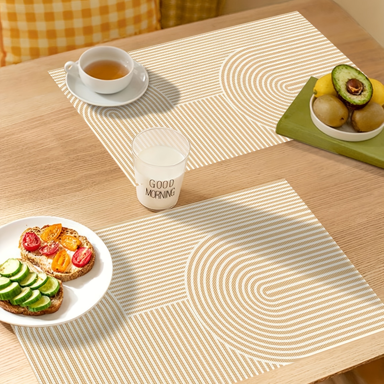 Print Waterproof Multi functional Non slip Placemats Can Be - Temu