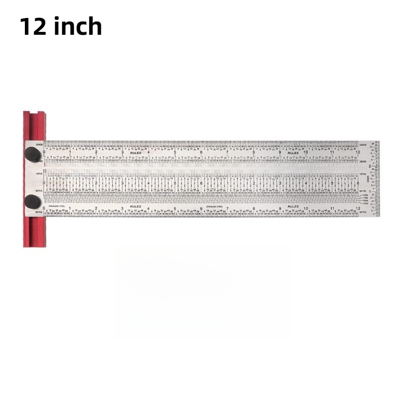 36Pcs Clear Ruler 12 Inch Plastic Rulers Ruler with Inches and