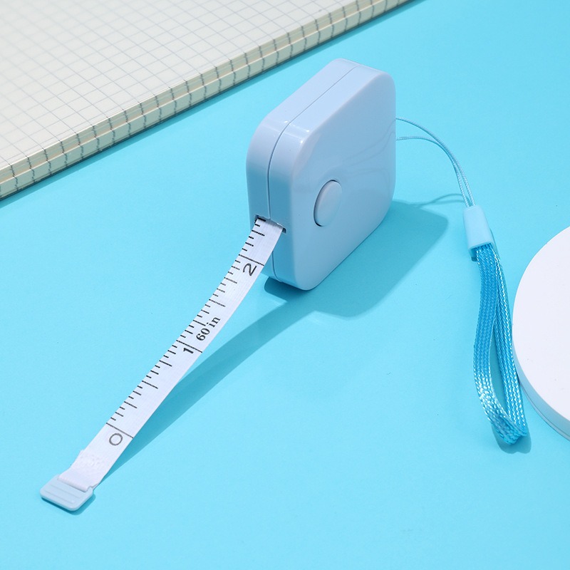 Mini Tape Measure With Square Strap Portable And Automatic - Temu