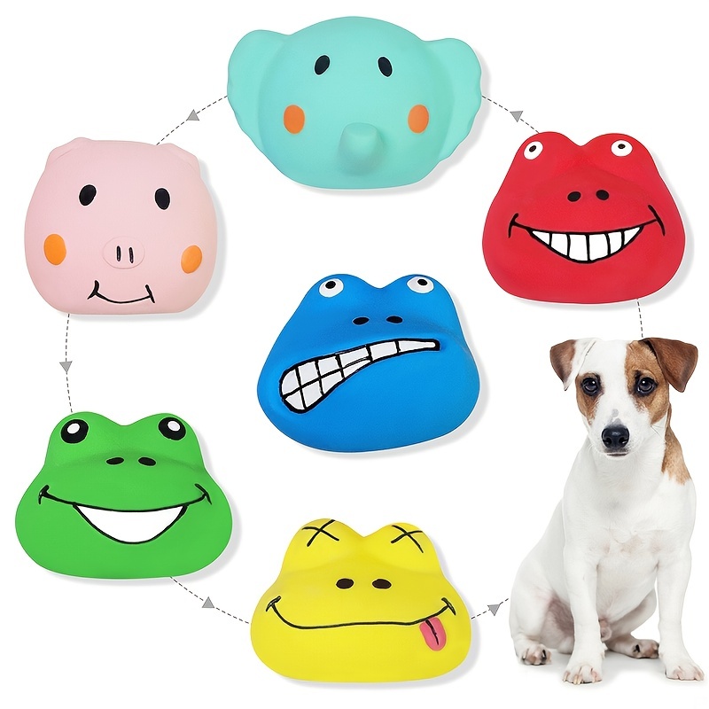 10PCS Randomly Puppy Pet Toys For Small Dogs Rubber Resistance To Bite Dog  Toy Teeth Cleaning