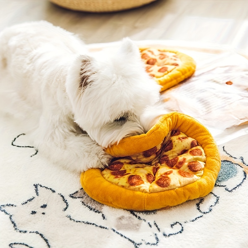 Croissant Shaped Pet Grinding Teeth Squeaky Plush Toy - Temu