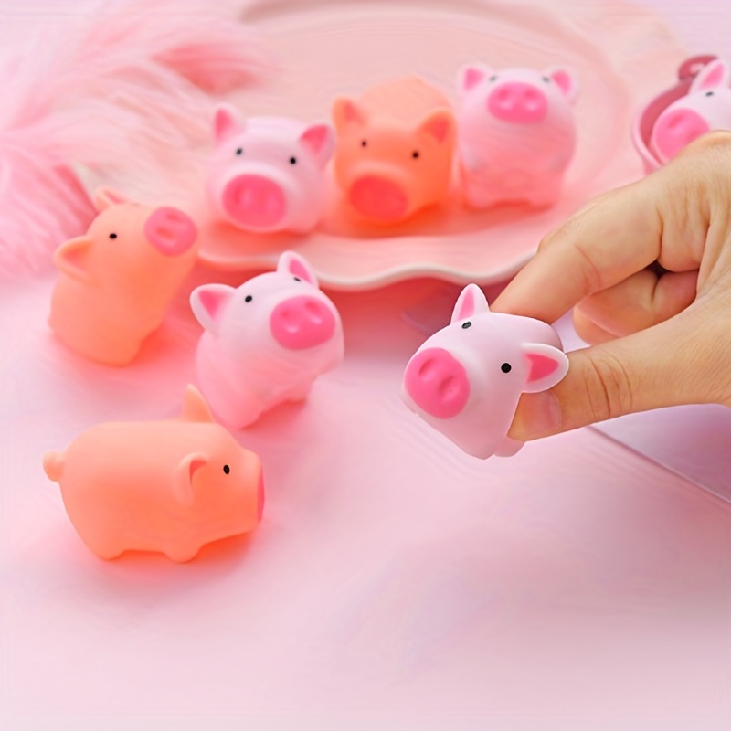 Pooping Pig Novelty Keychain - Sensory, Stress, Fidget Toy Piggy