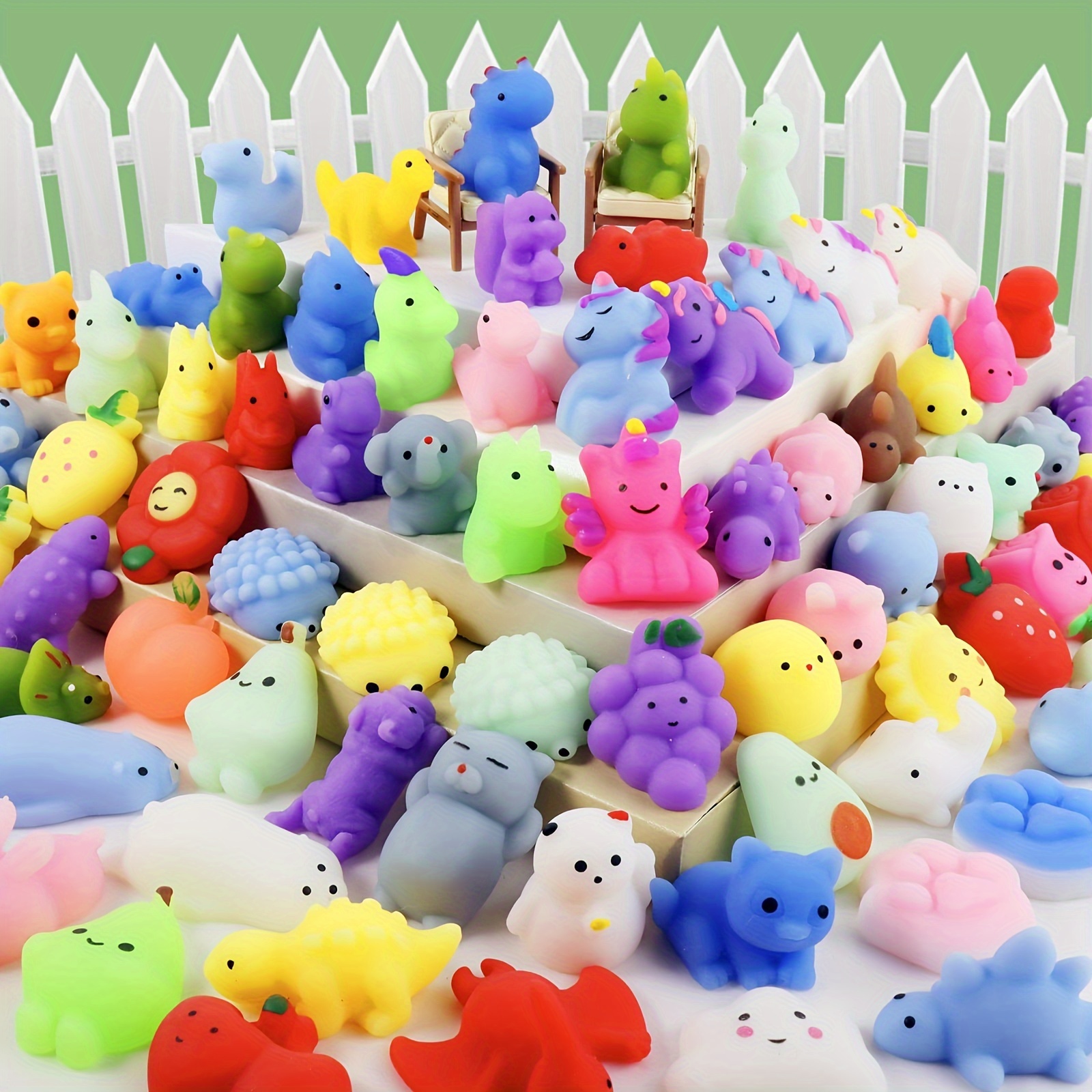 Mochi Squishies Kawaii – jouets anti-Stress pour enfants, 50 à 5 pièces,  boule à presser, cadeaux de fête, jouets anti-Stress pour anniversaire -  AliExpress