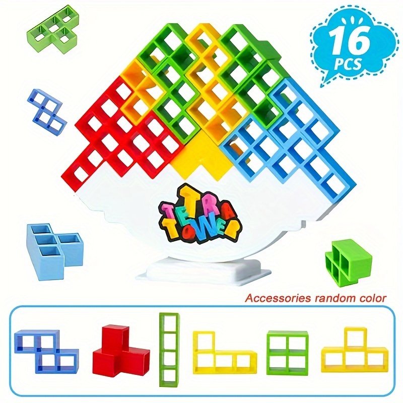  Tetra Tower Stacking Blocks Game, Unleash Fun and