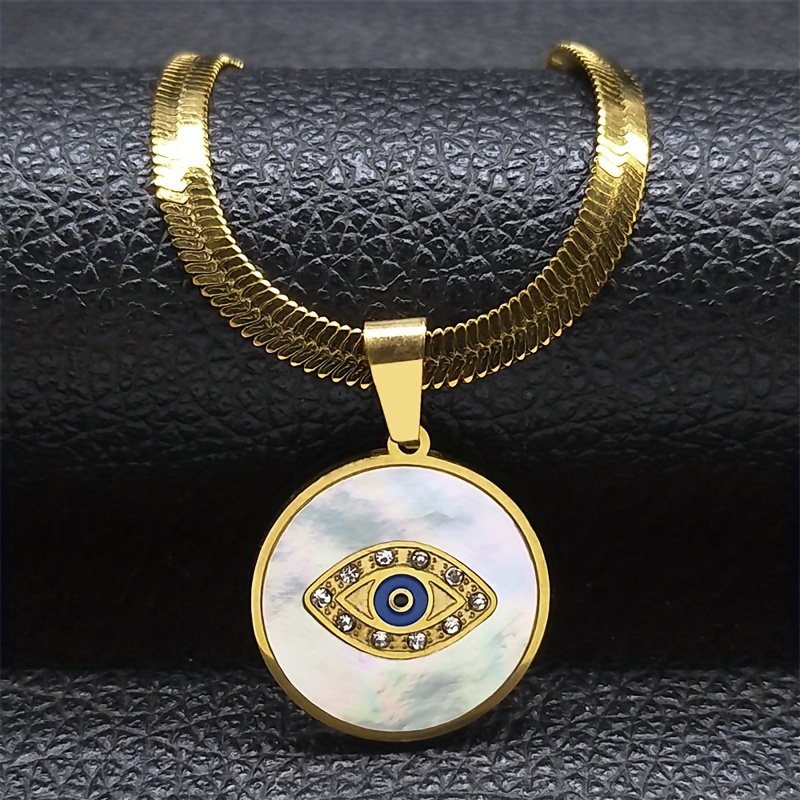 Holographic deals eye pendant