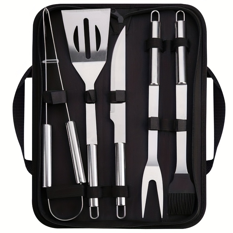 Blackstone Deluxe 6-Piece Griddle Stainless Steel Tool Set in the Grilling  Tools & Utensils department at