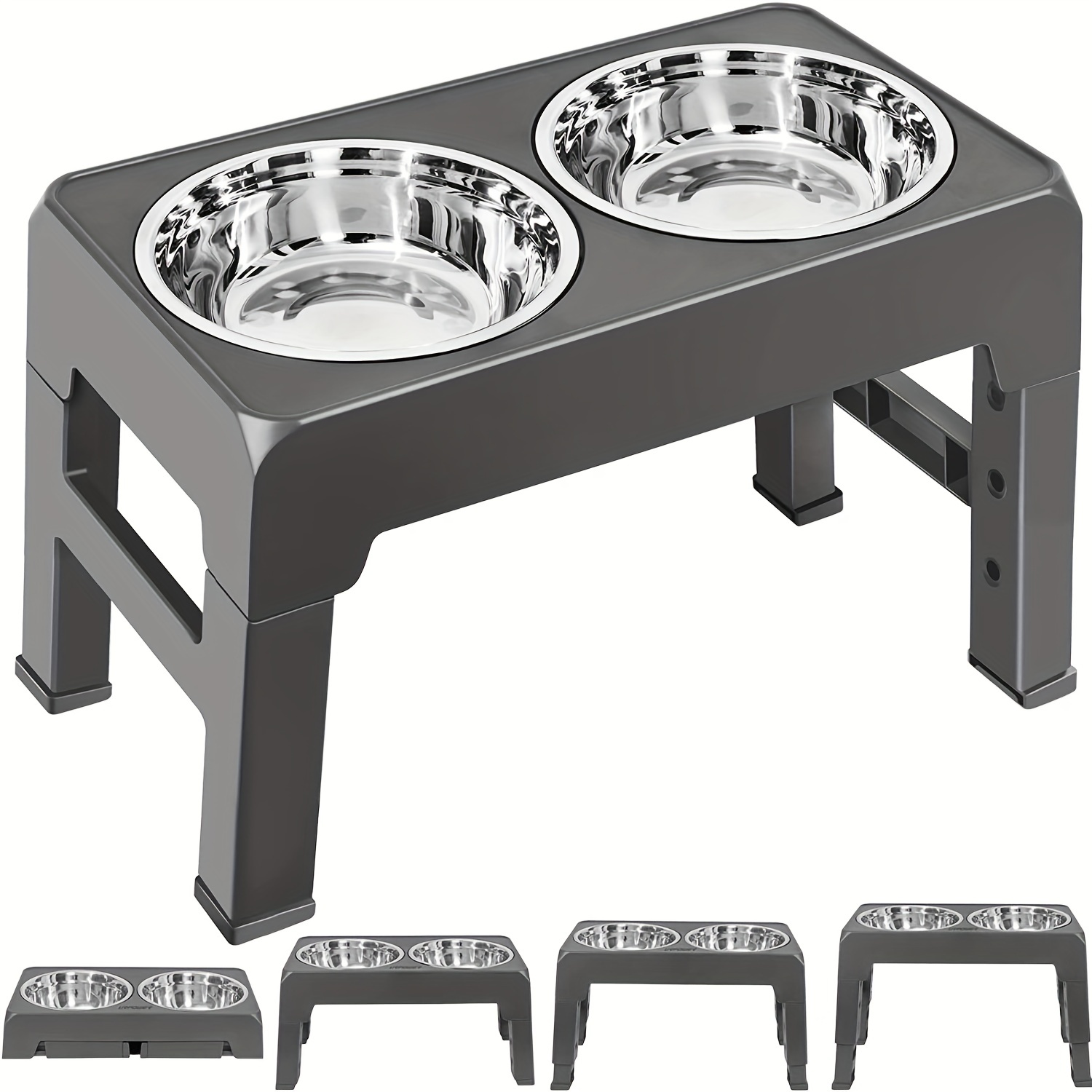 Elevated clearance pet bowls