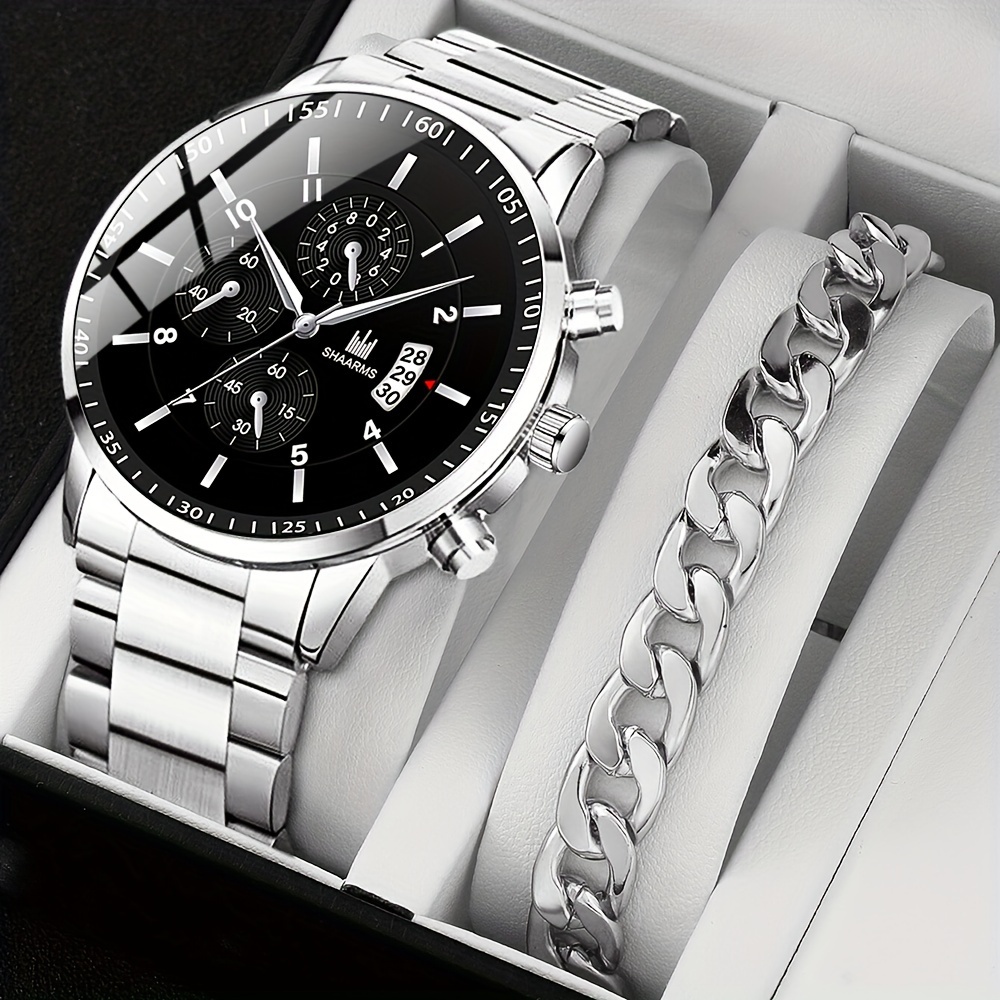 Mens stainless deals steel watches sale