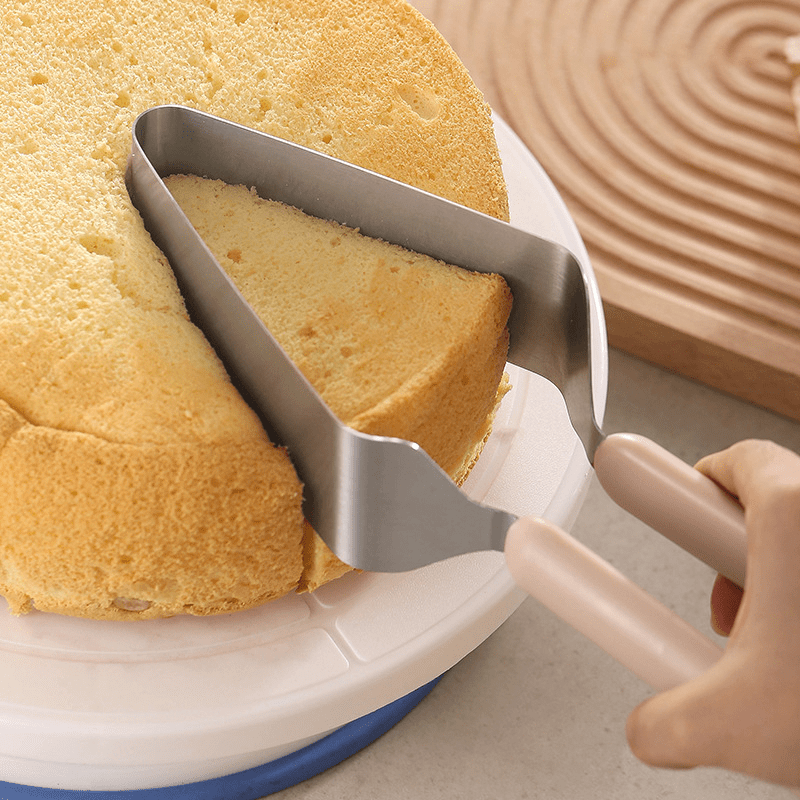 Pushable Plastic Cake Cutting Shovel Chocolate Cake Spoon - Temu