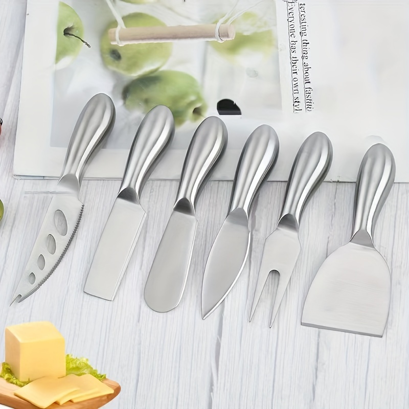 Stainless Steel Cheese Butter Knife Tools Sandwich Cutter Slicer Spreader  Spatula Scraper Fork Flat Shovel Kitchen Accessories - AliExpress
