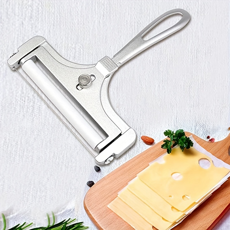 Cortador de queso con alambre | Cortador de queso para queso de bloque |  Más 10 cables para reemplazo| Tabla de cortar queso con cortador de alambre  