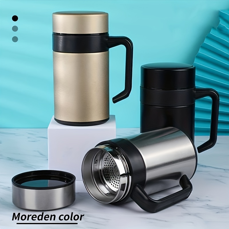 Magicaf French Press Coffee Maker Single Serve 1 Cup Small Stainless Steel Thermal Double Walled French Press 350ml/12oz