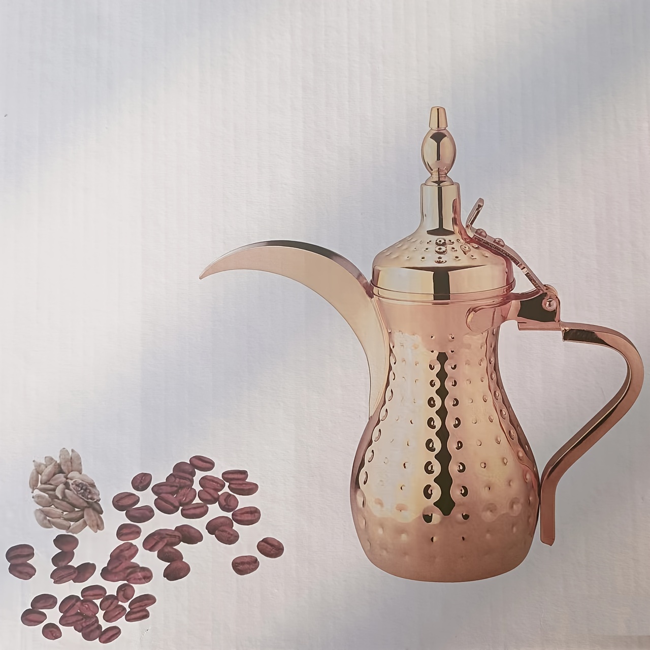 Théière marocaine de 800 ml théière arabe fabriquée en acier