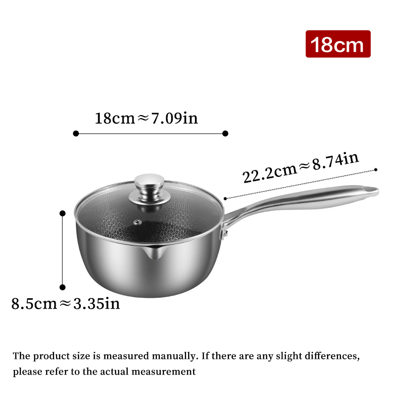 304 Stainless Steel Food Grade Soup Pot Thickened Bottomed - Temu