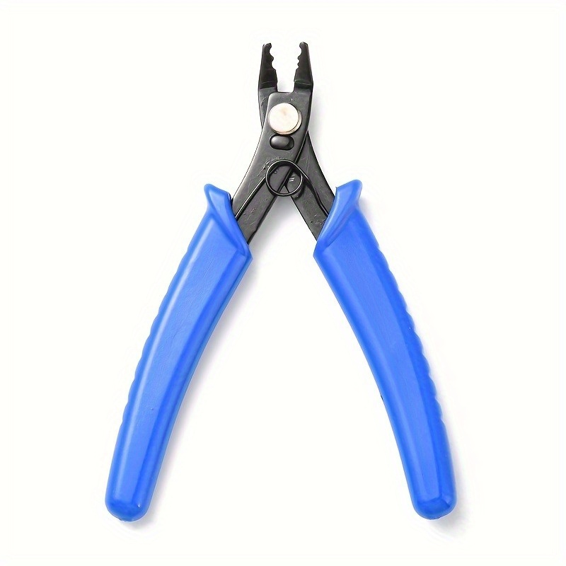 6pcs/set Jewelry Making Tools Set, 4pcs Jewelry Pliers, 1pc Rings Opening  Tool, 1pc Black Tweezers, Including Needle-shaped Circular Wire Cutter And C