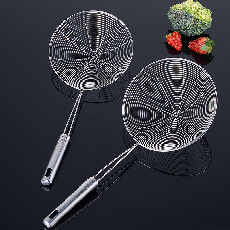 1pc Stainless Steel Thickened Hot Pot Filter Screen Cup Hanging Hook  Skimmer For Spicy Hot Pot Noodles, Shabu-Shabu
