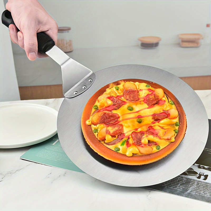 Spatule de transfert de pizza, spatule à pizza de 12 pouces Manche en chêne  en aluminium Pliable Durable Pizza Paddle pour la boulangerie à la