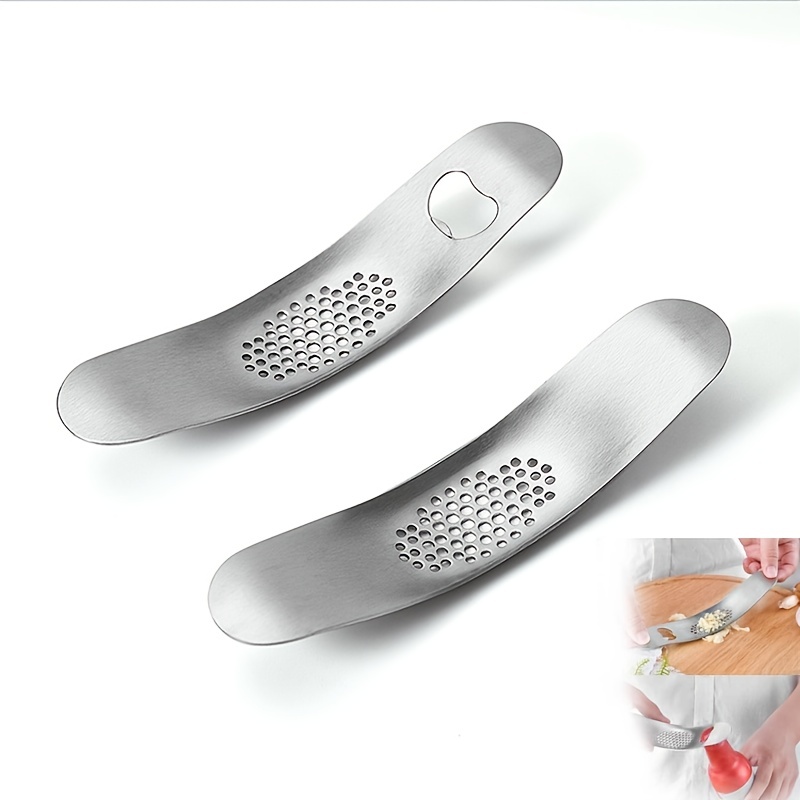 Metal Garlic Press Manually Crusher Handheld Ginger Kitchen - Temu  Philippines