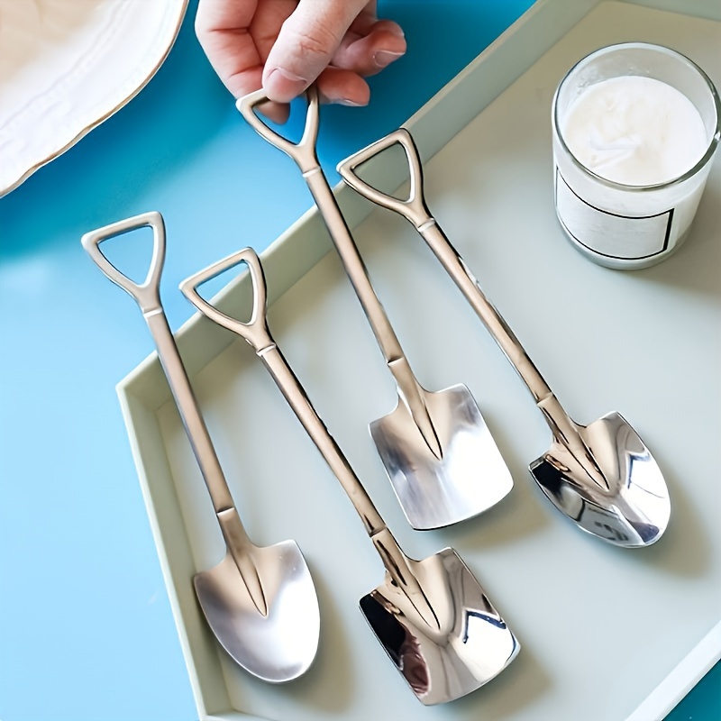 24pcs Mini Shovel Snuff Spoon,for Filling Vials With Salts Shovel